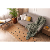 Manta Bege para Sofá Bigorrilho