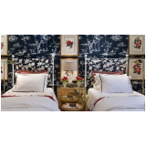 Tecido na Parede do Quarto Tecido na Parede do Quarto